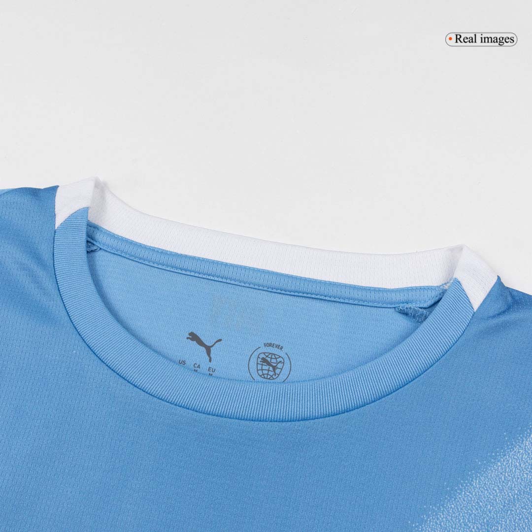 Manchester City Casa Camisa 2025/26 Azul