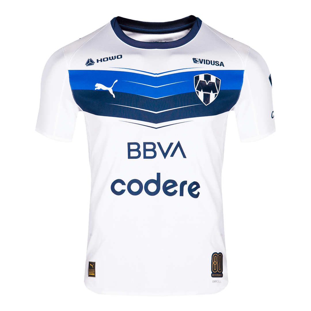 Monterrey Fora Camisa 2025/26- Branco camisola de futebol