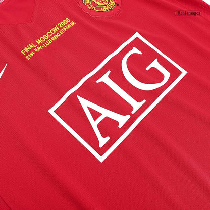 ROONEY #10 Manchester United Retro Casa Camisola 2007/08 - Final da UCL