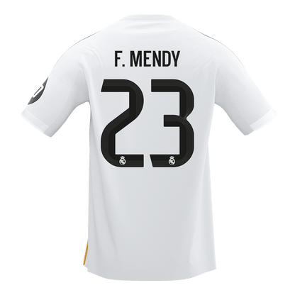 【Super Qualidade】F.MENDY #23 Real Madrid
 Casa Futebol Camisa 2025/26 Branco