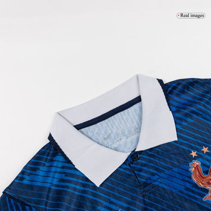 Versão do Jogador DEMBELE #7 França Casa Copa do Mundo Futebol Camisas 2026 Azul