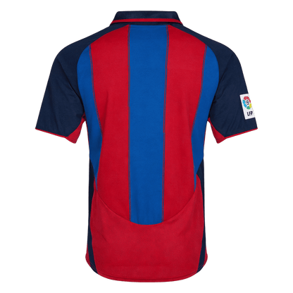 Retrô Barcelona Casa Camisa 2003/04 Vermelho&Azul