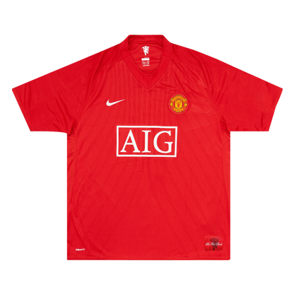 Camisola personalizada Manchester United Casa RONALDO #7 2007/08