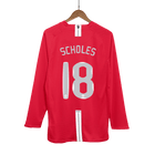 Camisola de futebol retro SCHOLES #18 Manchester United 2007/08 - Final da UCL