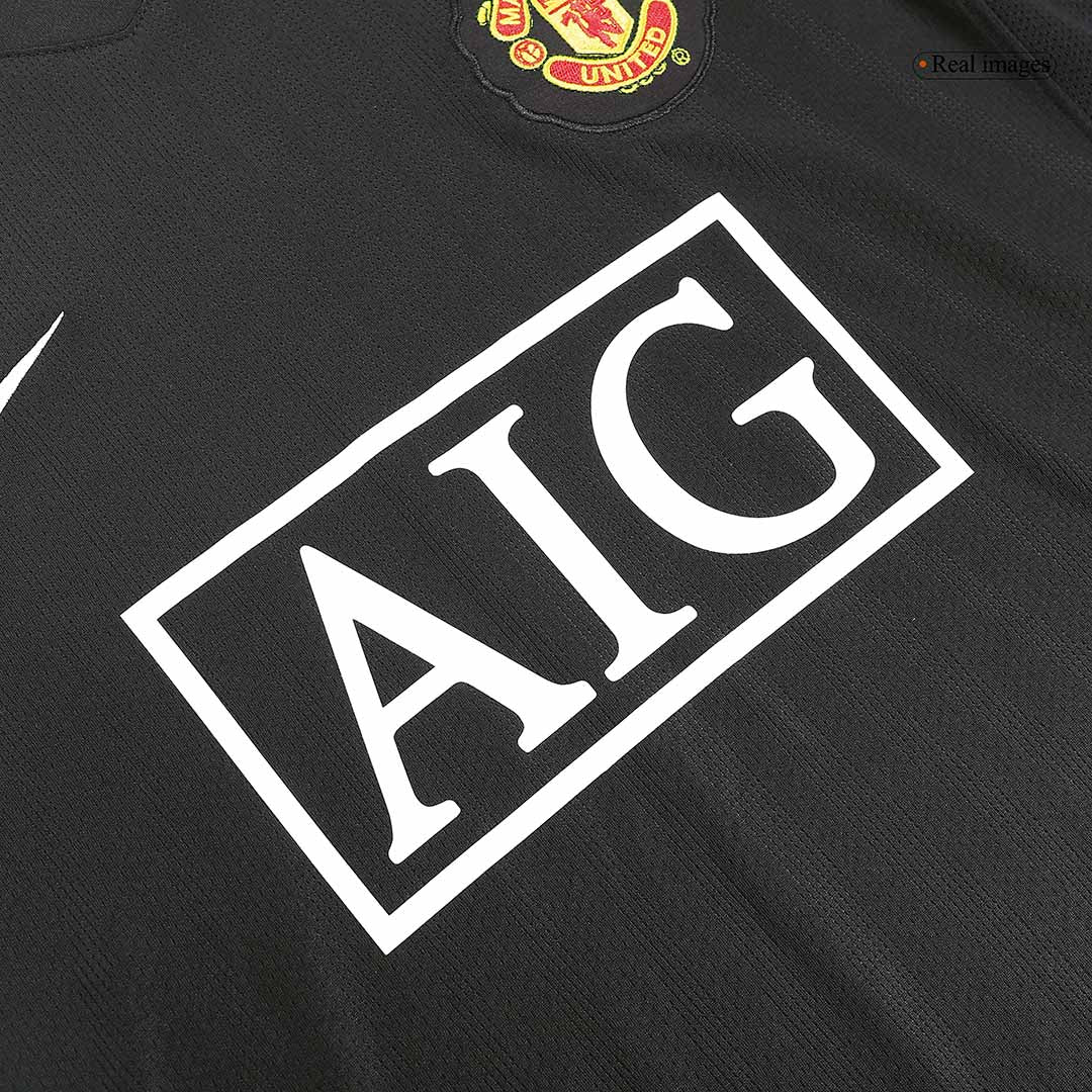Manchester United Camisola Retro Fora Manga Comprida 2007/08
