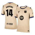 RASHFORD #14 Barcelona Fora Camisa 2025/26- Amarelo