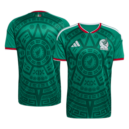 Mexico Casa Copa do Mundo Camisa Conjunto(Camisa+Calções+Meias) 2026 Verde - camisola de futebol para adeptos em - imagem 8