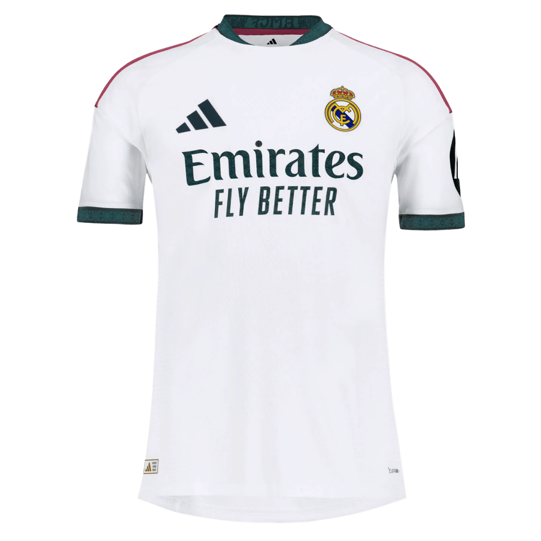 Versão do Jogador MBAPPÉ #10 Real Madrid Casa Futebol Camisas 2026/27 Branco