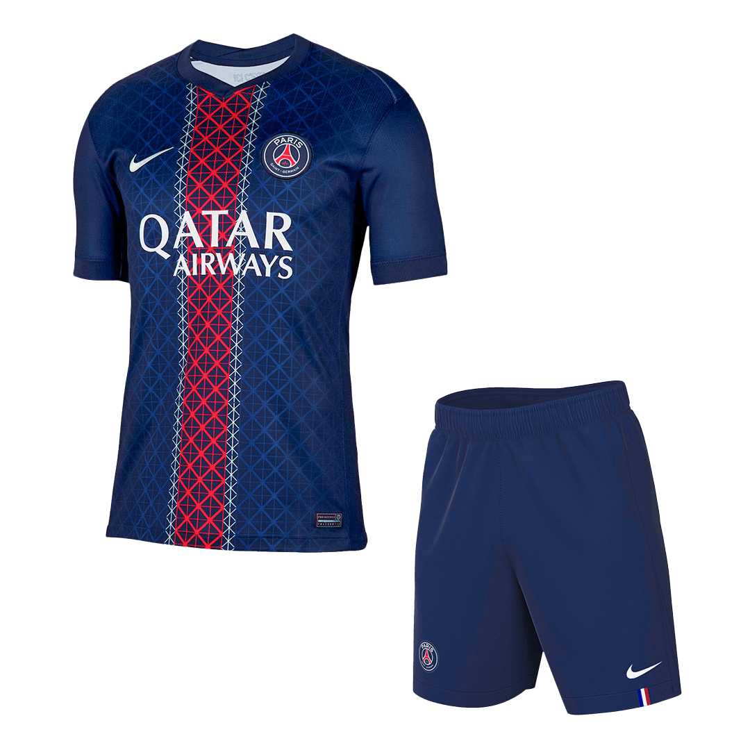 PSG Casa Futebol Camisas 2025/26 Marinha camisola de futebol