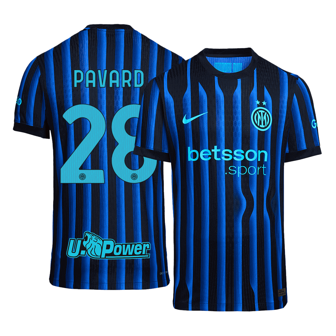Jogador PAVARD #28 Inter Milan Casa Futebol Camisas 2025/26 camisola de futebol