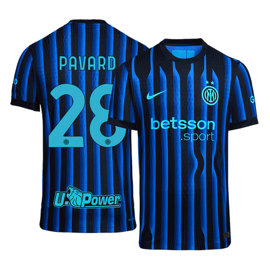 Jogador PAVARD #28 Inter Milan Casa Futebol Camisas 2025/26 camisola de futebol