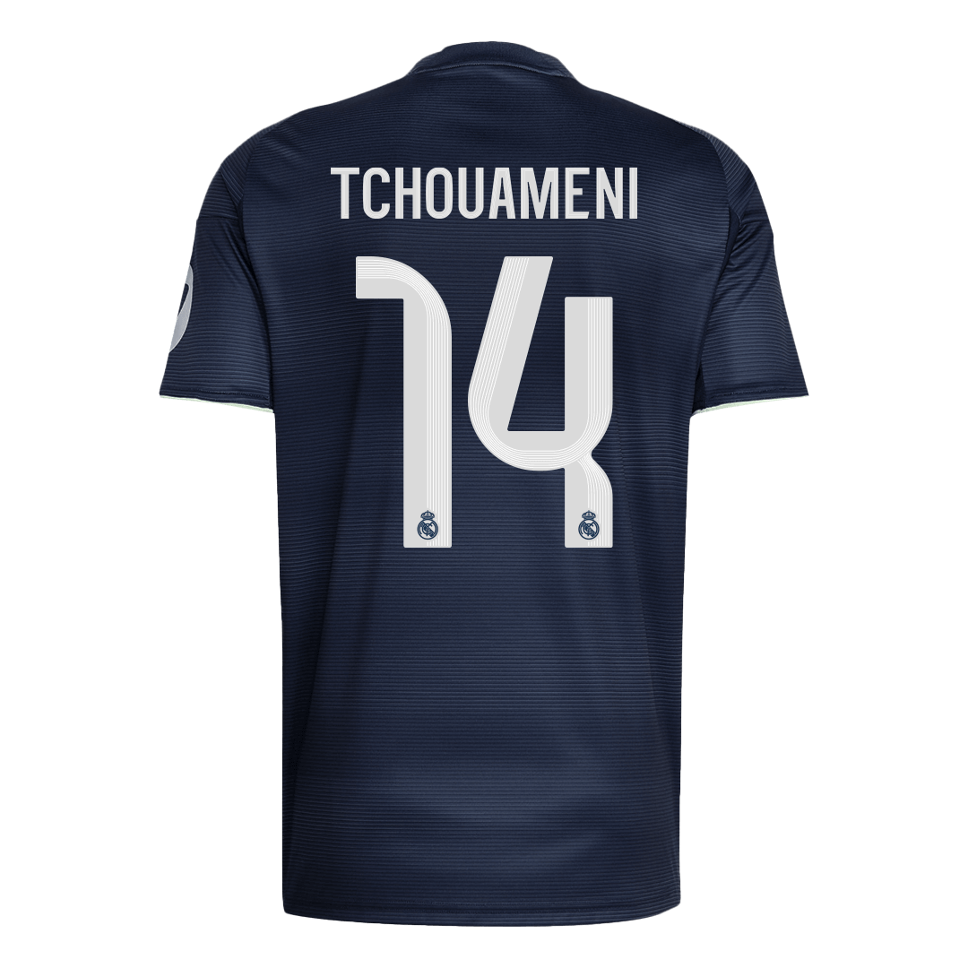 TCHOUAMENI #14 Real Madrid Fora Camisa 2025/26 Marinha