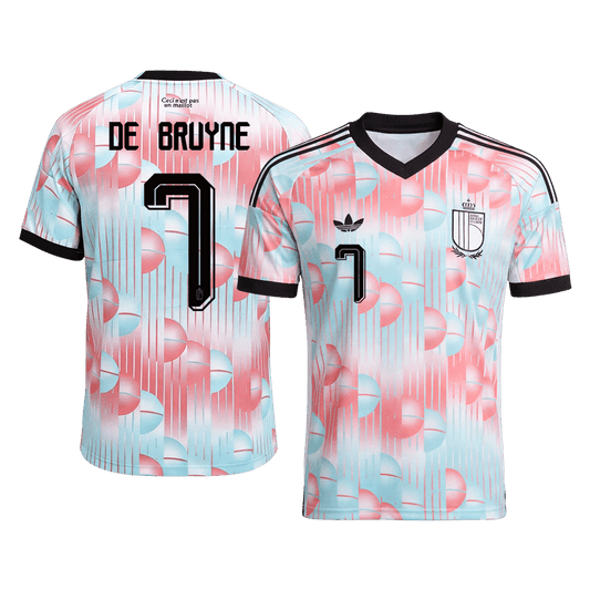 DE BRUYNE #7 Bélgica Fora Copa do Mundo Camisa 2026