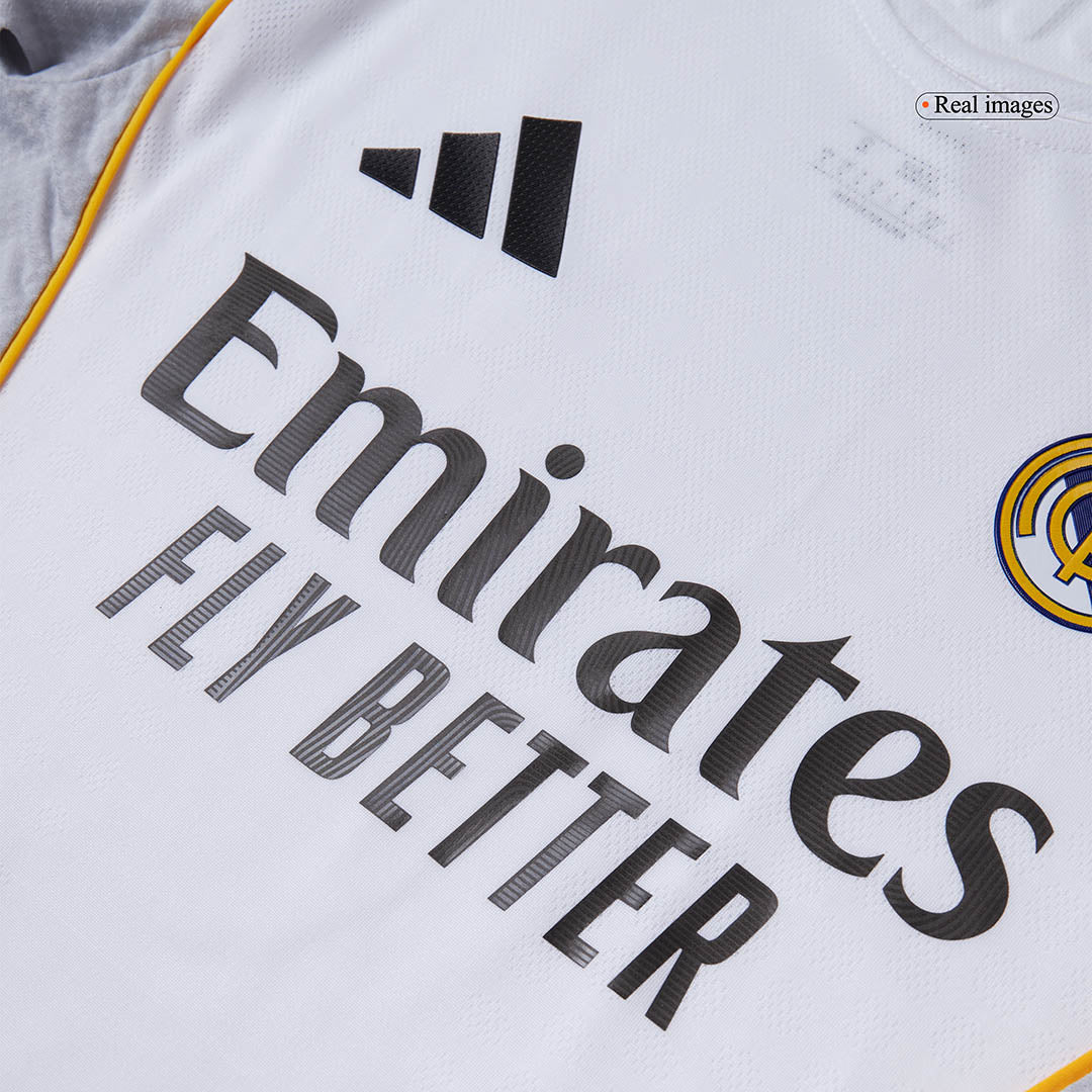 Jogador F.MENDY #23 Real Madrid Casa Futebol Camisas 2025/26 Branco