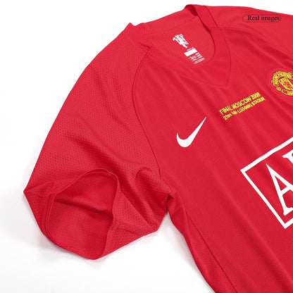 ROONEY #10 Manchester United Retro Casa Camisola 2007/08 - Final da UCL