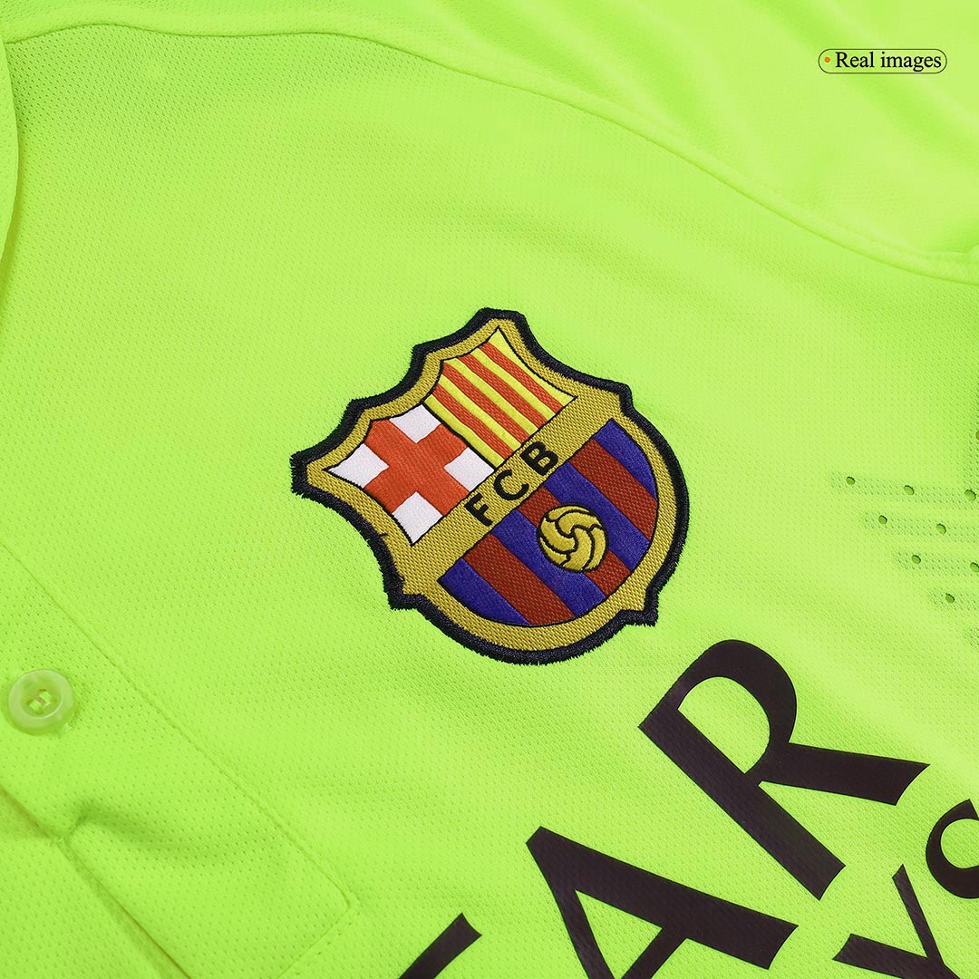 Camisola Retro Barcelona NEYMAR JR #11 Terceira Fora Camisola de Futebol 2014/15