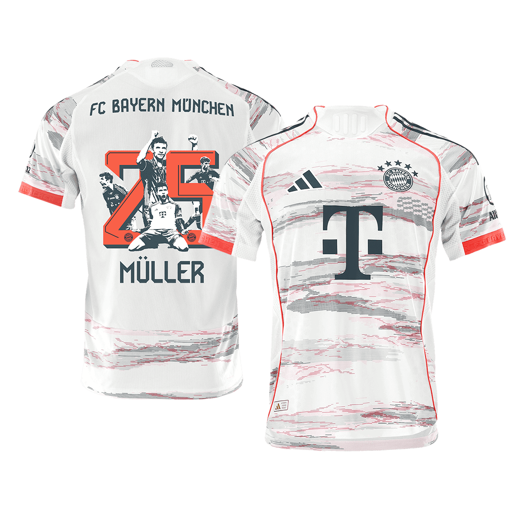 MULLER #25 Bayern de Munique Camisola Jogador Especial 2025/26