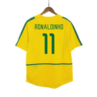 Camisola Retro RONALDINHO #11 Brasil Casa 2002/03