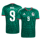 Raúl #9 México Casa Camisa 2026 Verde