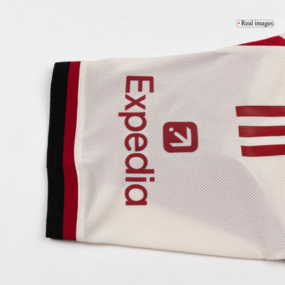 Jogador SZOBOSZLAI #8 Liverpool Fora Futebol Camisas 2025/26 Branco