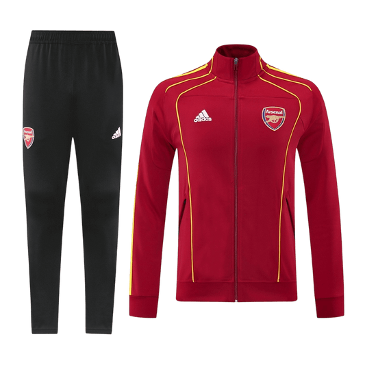 Arsenal Treino Jaqueta Conjunto (Jaqueta + Calças) 2025/26 Vermelho camisola de futebol