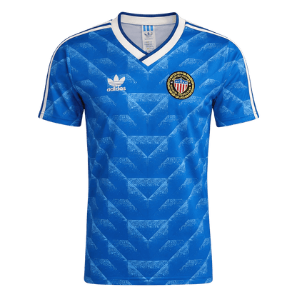 Retrô USA Fora Camisa 1988 Azul