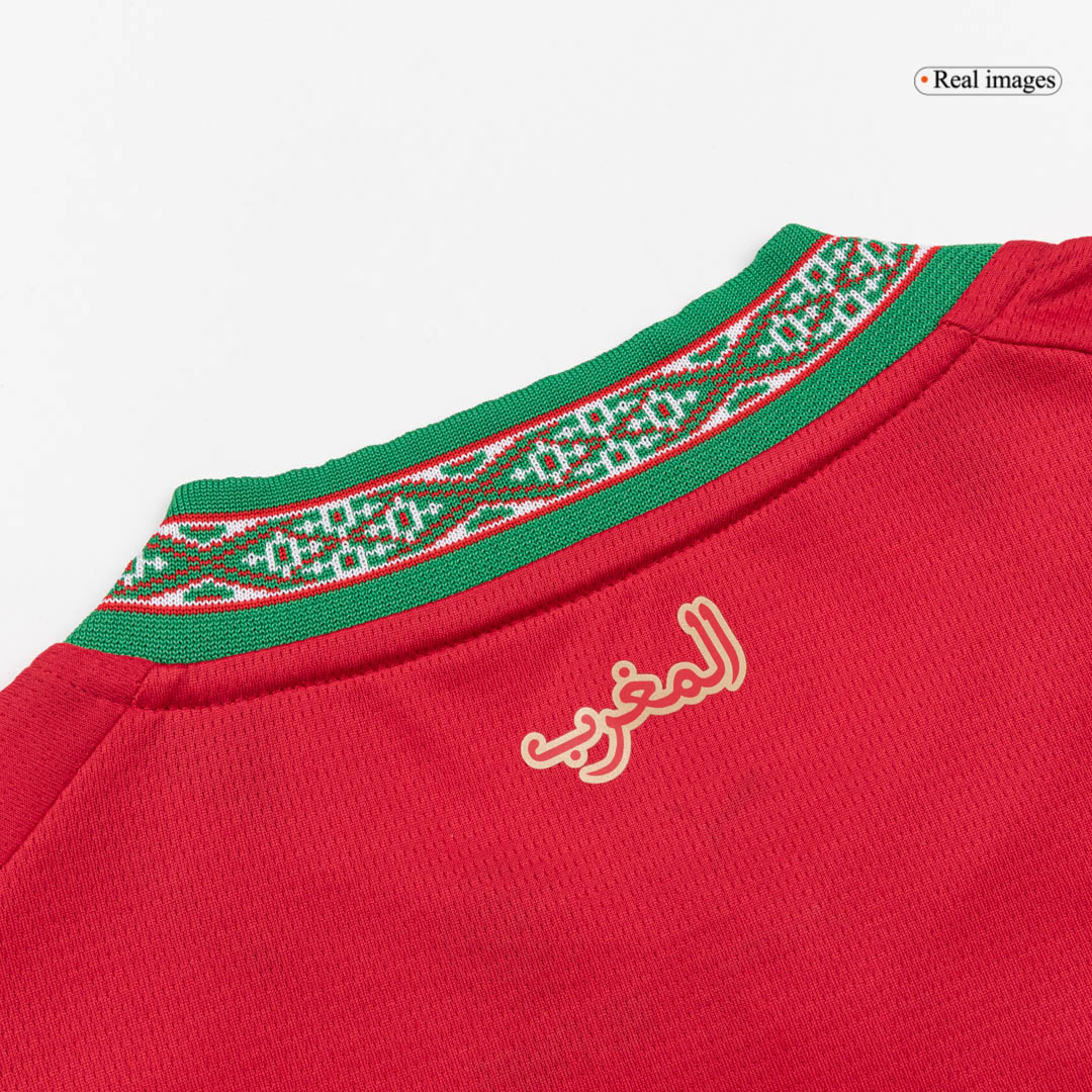 Morocco Casa Camisa Copa do Mundo 2026 Vermelho - camisola de futebol para adeptos em - imagem 2