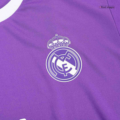 Camisola BENZEMA #9 Real Madrid Retro Fora Manga Comprida 2016/17