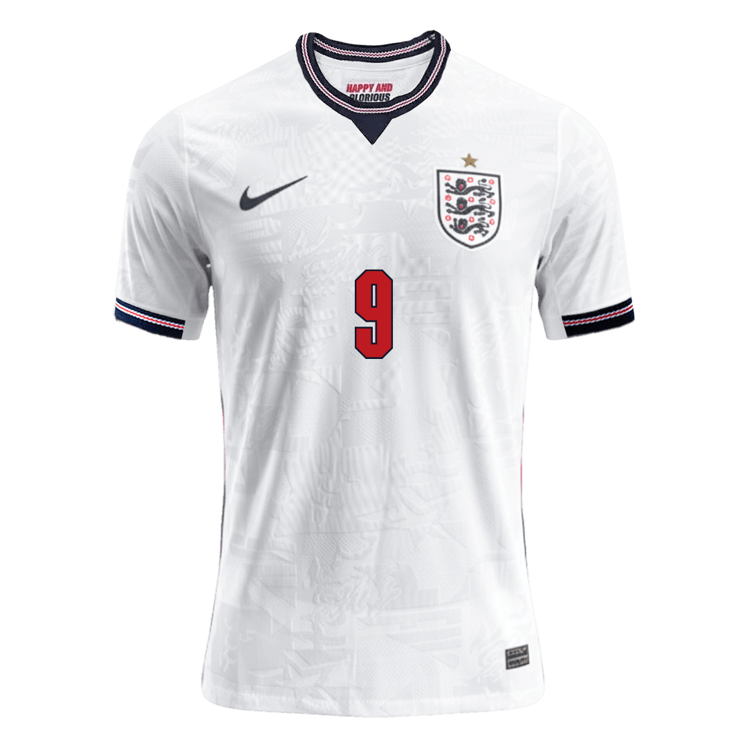 Versão do Jogador KANE #9 Inglaterra Casa Copa do Mundo Futebol Camisas 2026 Branco