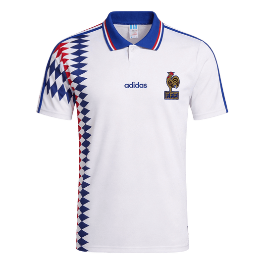 Retrô França Fora Camisa 1994 Branco