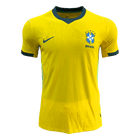 Versão do Jogador Brasil Casa Copa do Mundo Futebol Camisas 2026 Amarelo