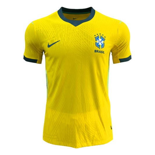 Versão do Jogador Brazil Casa Copa do Mundo Futebol Camisas 2026 Amarelo - camisola de futebol para adeptos em