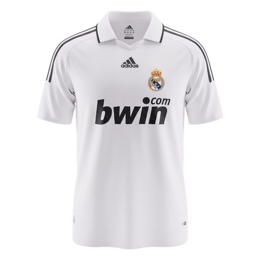 Retrô Real Madrid Casa Camisa 2008/09 Branco camisola de futebol 2025/26