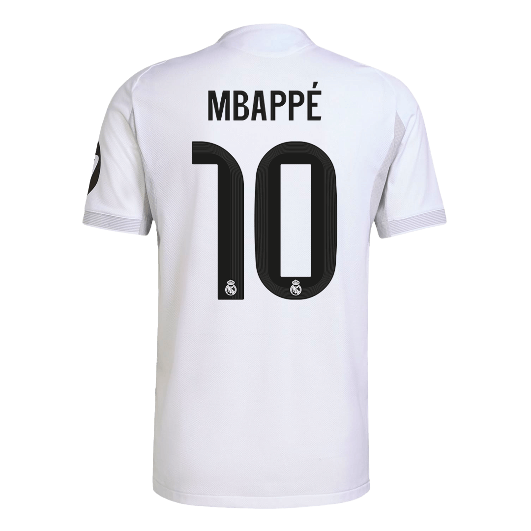Jogador MBAPPÉ #10 Real Madrid Casa Futebol Camisas 2025/26 Branco