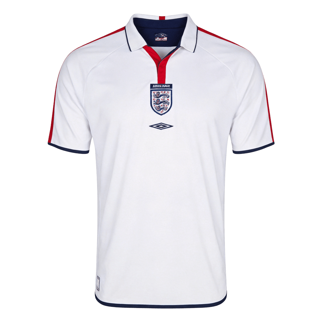 Retrô Inglaterra Casa Camisa 2004 Branco