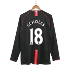 Camisola de futebol retro SCHOLES #18 Manchester United 2007/08