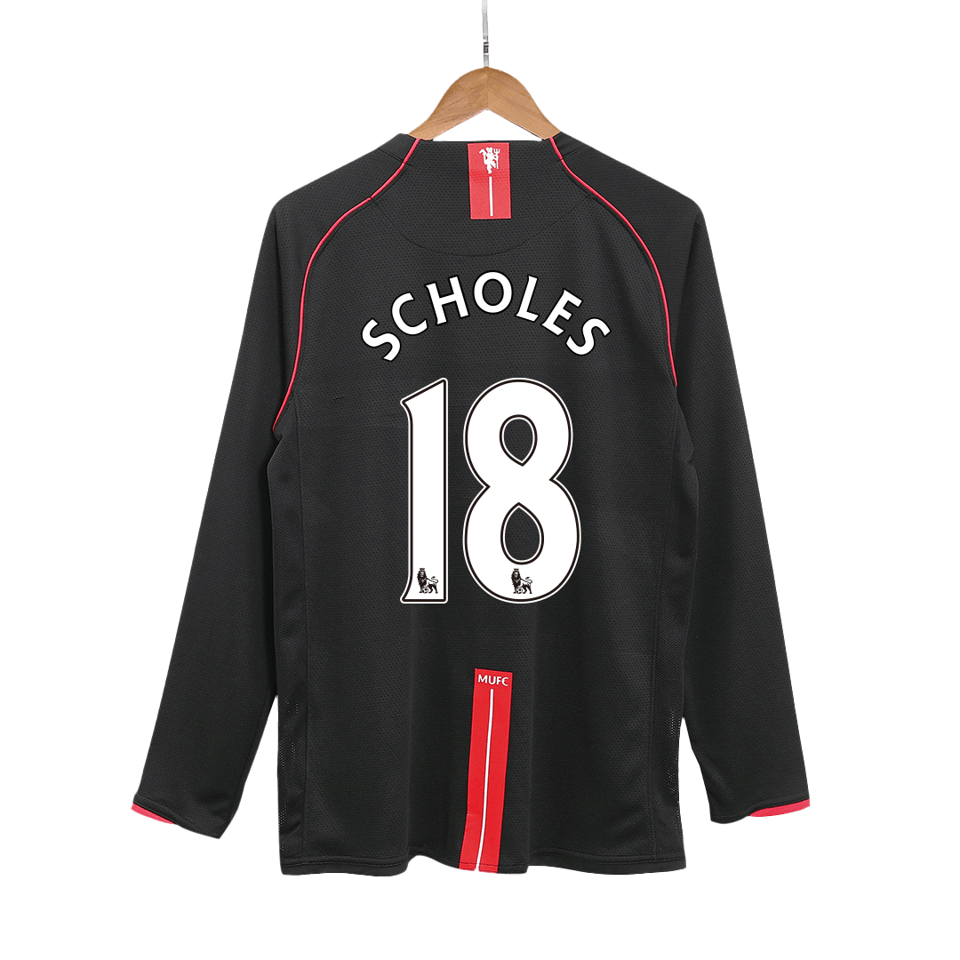Camisola de futebol retro SCHOLES #18 Manchester United 2007/08 2025/26