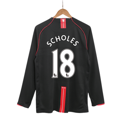 Camisola de futebol retro SCHOLES #18 Manchester United 2007/08 2025/26