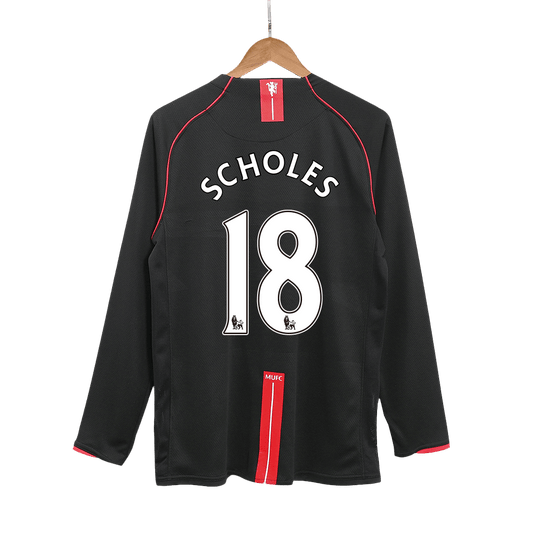 Camisola de futebol retro SCHOLES #18 Manchester United 2007/08 2025/26