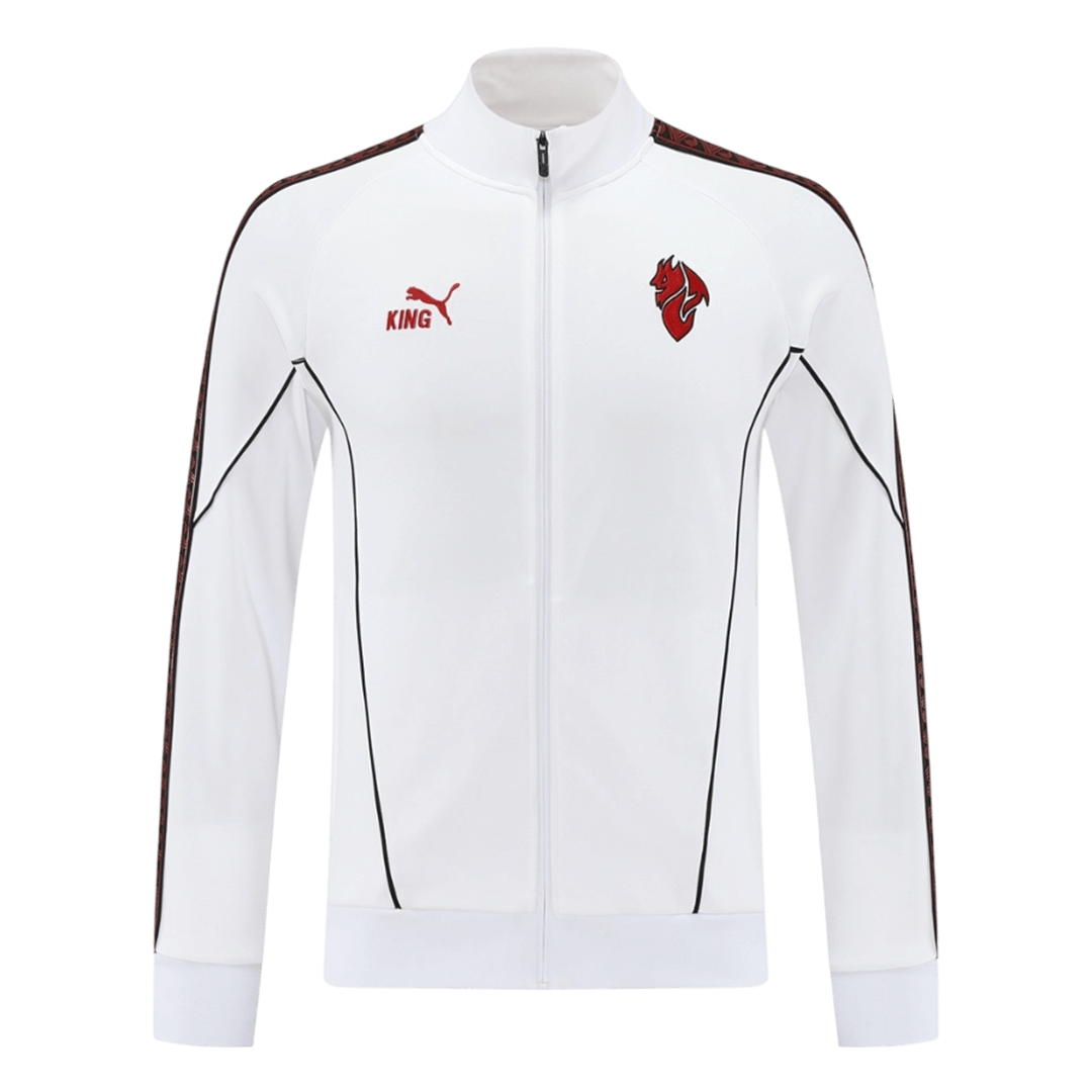 AC Milan Treino Jaqueta 2025/26 Branco camisola de futebol