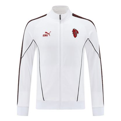 AC Milan Treino Jaqueta 2025/26 Branco camisola de futebol