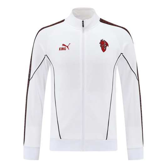 AC Milan Treino Jaqueta 2025/26 Branco camisola de futebol