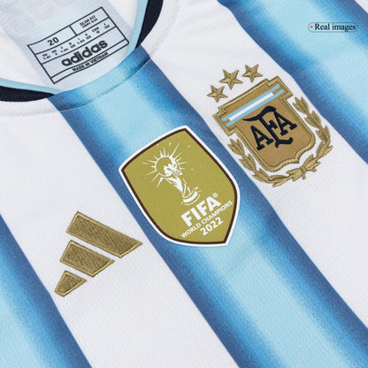 J.ÁLVAREZ #9 Argentina Infantil Casa Copa do Mundo Conjunto(Camisa+Calção) 2026