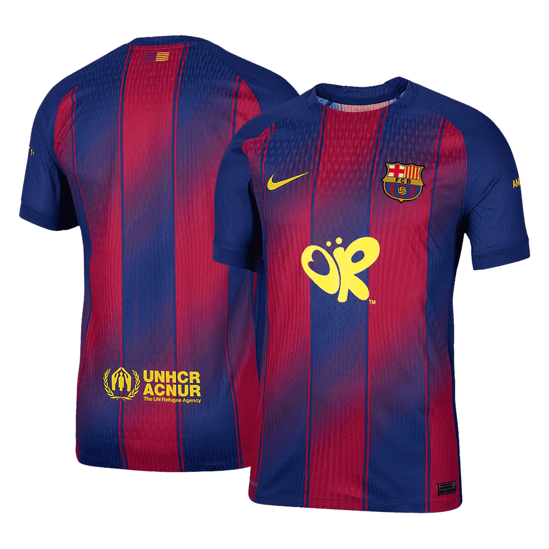 Versão do Jogador Barcelona Casa Camisas 2025/26