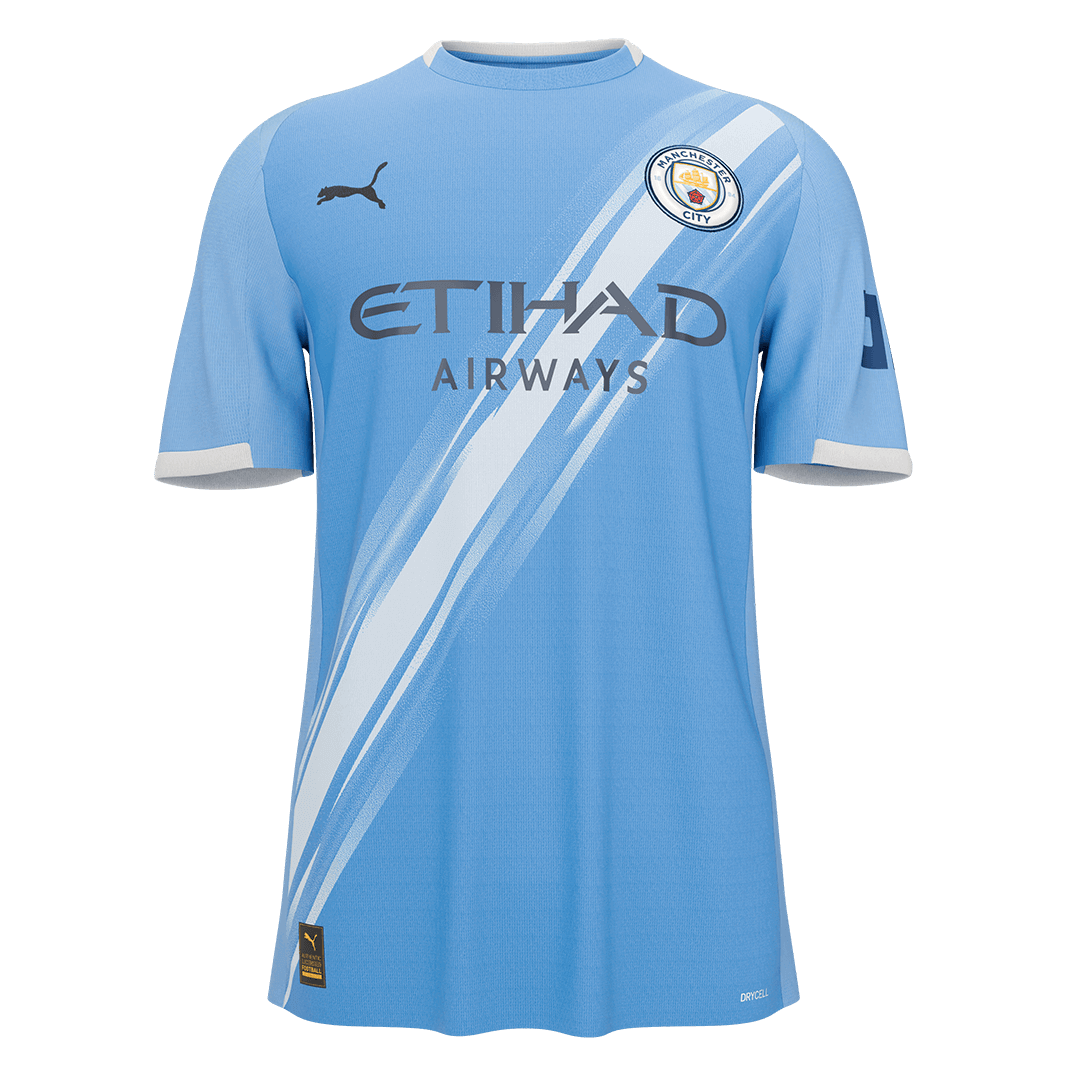 Manchester City Casa Camisa 2025/26 Azul camisola de futebol