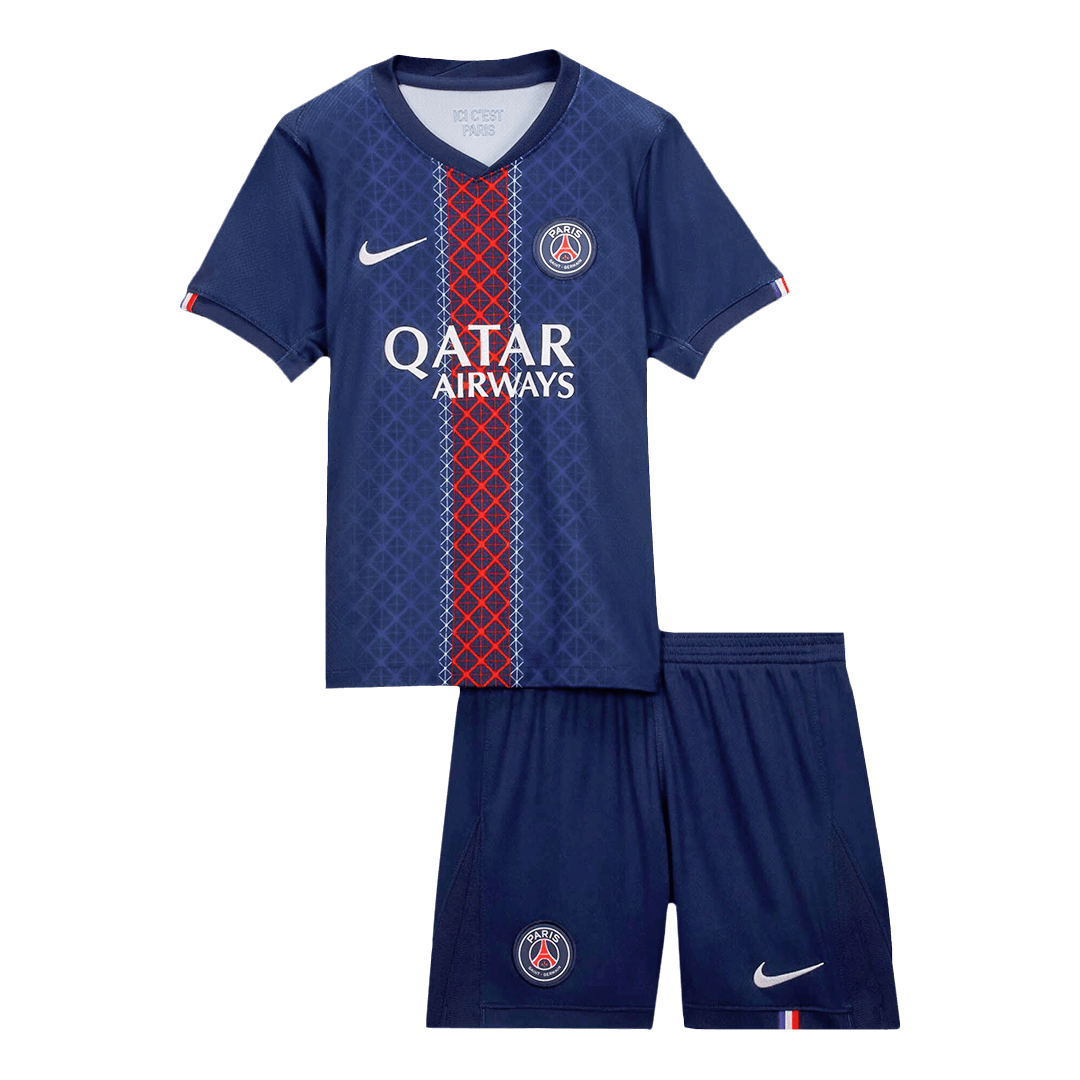 PSG 
Casa 
Camisas Infantis 
Conjunto 2025/26 camisola de futebol