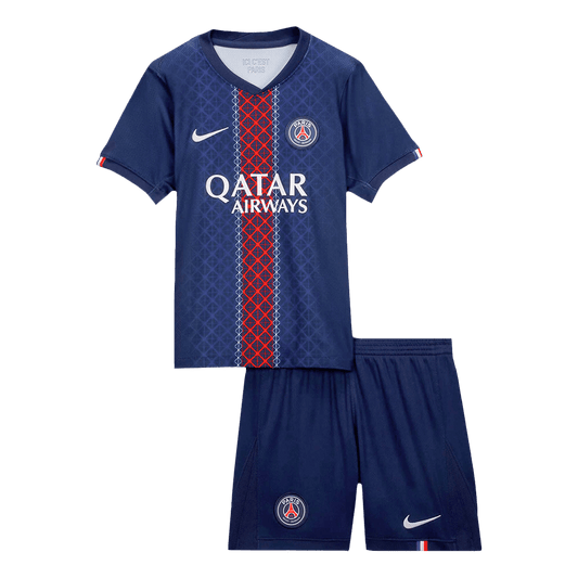 PSG 
Casa 
Camisas Infantis 
Conjunto 2025/26 camisola de futebol