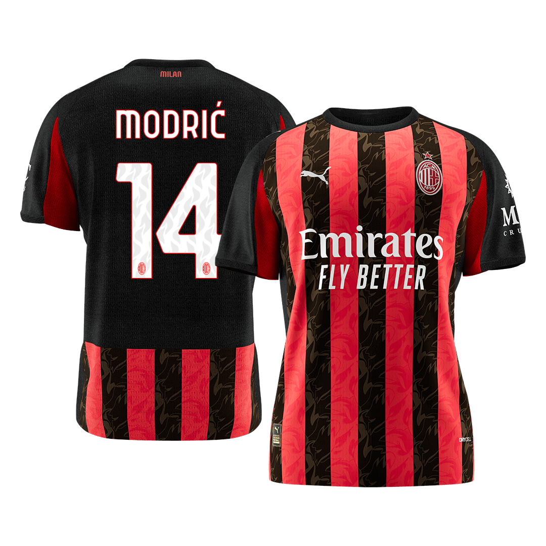 【Super Qualidade】MODRIĆ #14 AC Milan
 Casa Futebol Camisa 2025/26 camisola de futebol