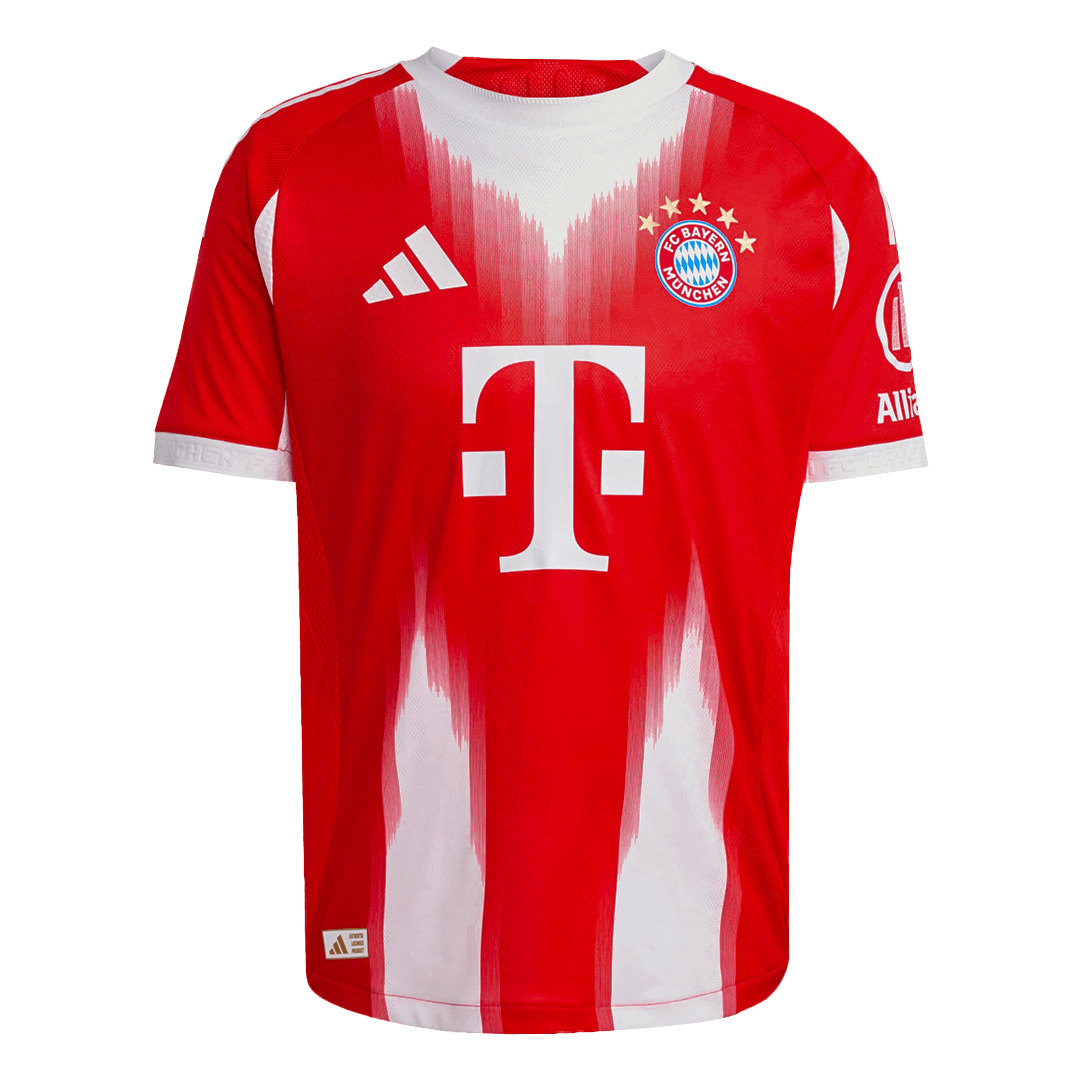 Jogador UPAMECANO #2 Bayern Munich Casa Futebol Camisas 2025/26 Vermelho