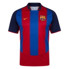 Retrô Barcelona Casa Camisa 2003/04 Vermelho&Azul